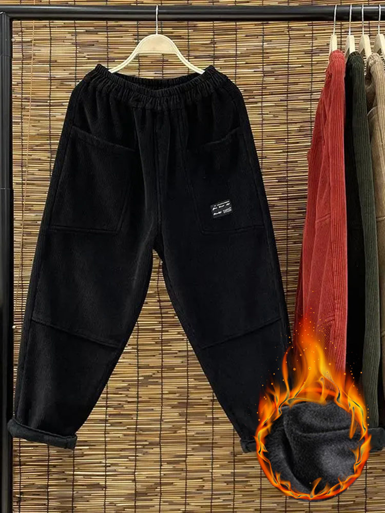 Casual Plus Velvet Womens Hare - Corduroy Pant Warm review and price