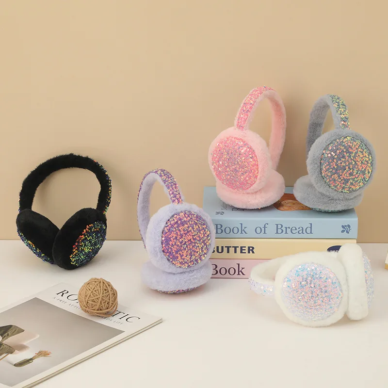 Women's Earmuffs Korean Glitte - Earmuffs Foldable review and price