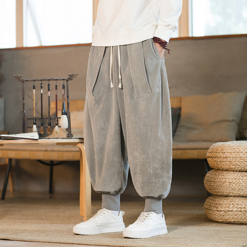 2023 Men Winter Solid Color Co - Corduroy Pant Warm review and price