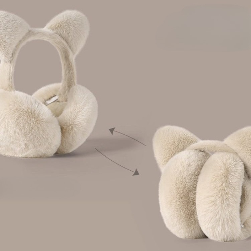 Cat Ears Foldable Earmuffs Plu - Earmuffs Foldable review and price