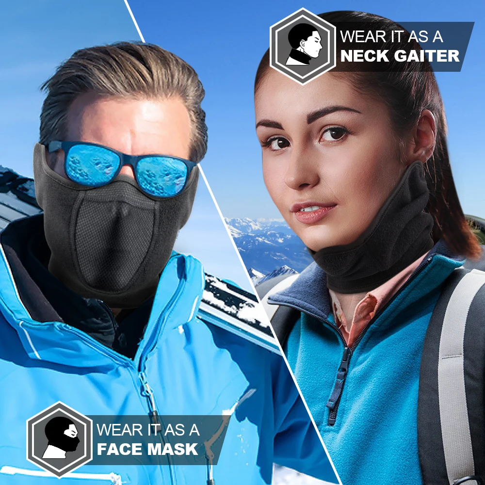 Winter Neck Warmer Ear Cover F - Fleece Ear Warmer Band review and price