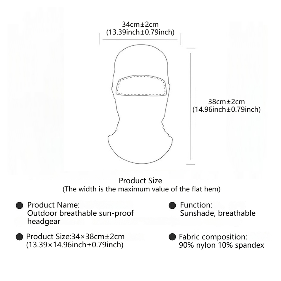GTUBIKE Breathable Balaclava H - Balaclava Ski Mask review and price